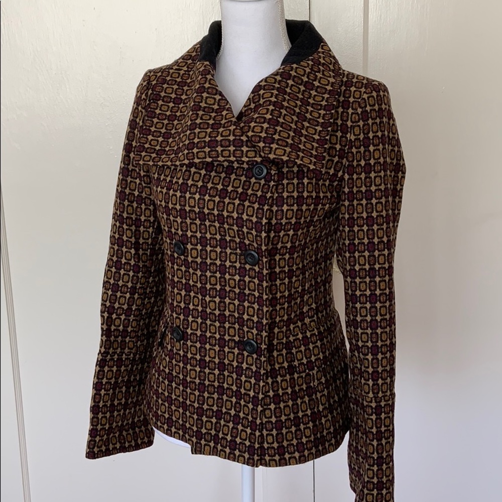 H & M Retro 5-Button Double Breasted Peacoat